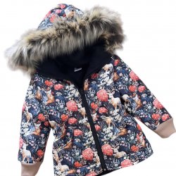 Dievčenská zimná bunda - ANIMALS