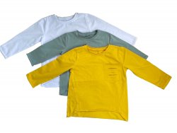 Farebné chlapčenské tričká s dlhým rukávom