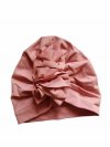 Detská čiapka - turban dievčenský s volánom