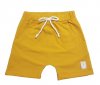Chlapčenské nohavice krátke žlté s vreckami