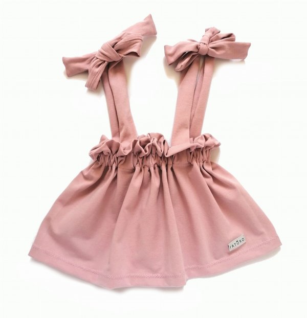 Dievčenská sukňa ružová na traky